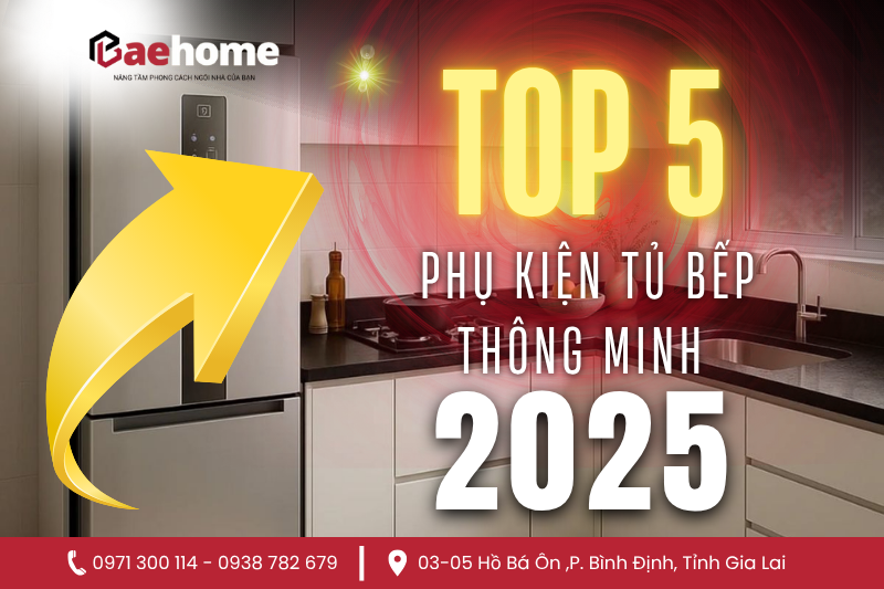 Top 5 phụ kiện tủ bếp thông minh