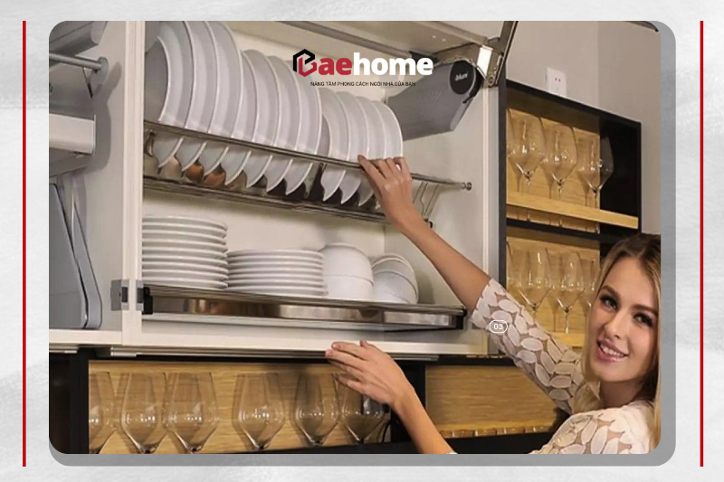 Nên Dùng Giá Nâng Hạ Hay Giá Cố Định Cho Tủ Bếp? 8 118