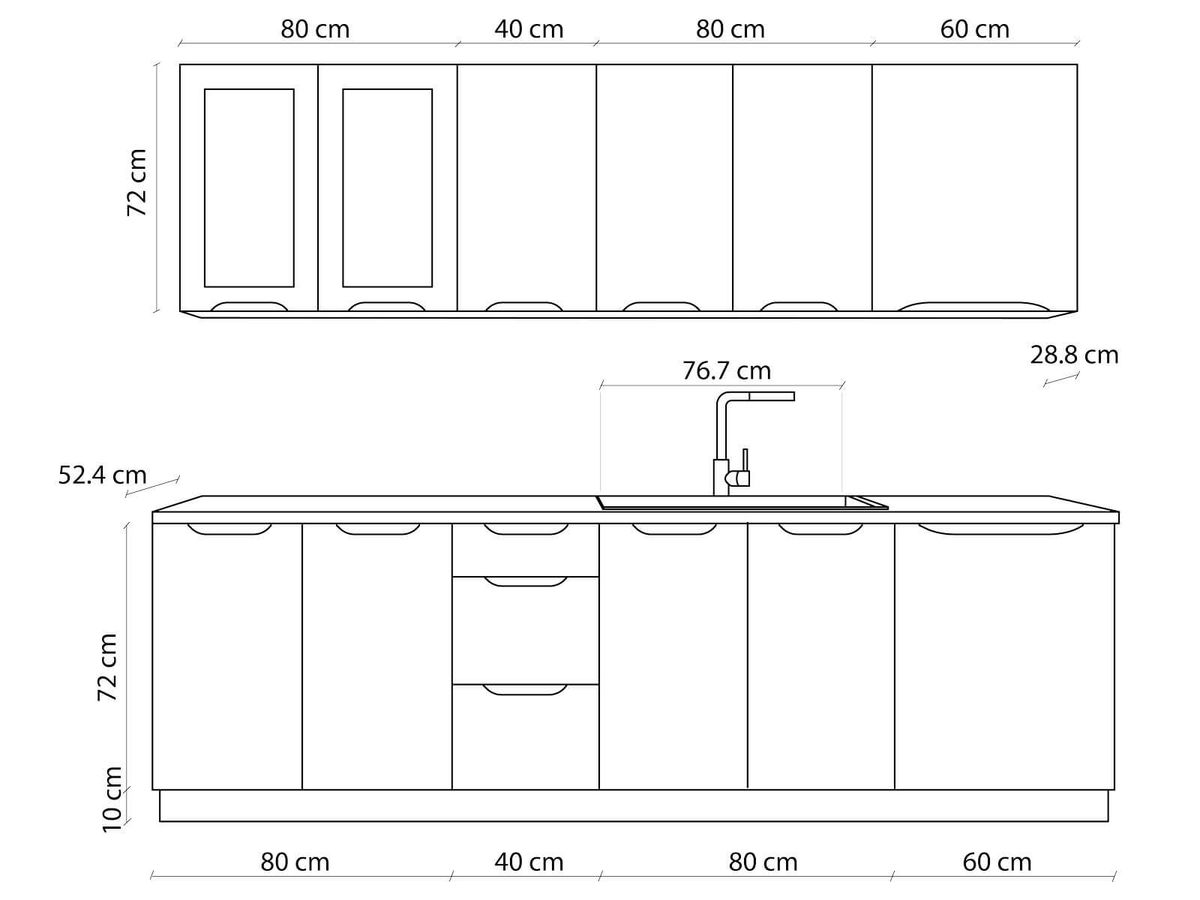 Kích Thước Tủ Bếp Chuẩn Cho Người Việt: Đẹp &Amp; Tiện Dụng 16 image